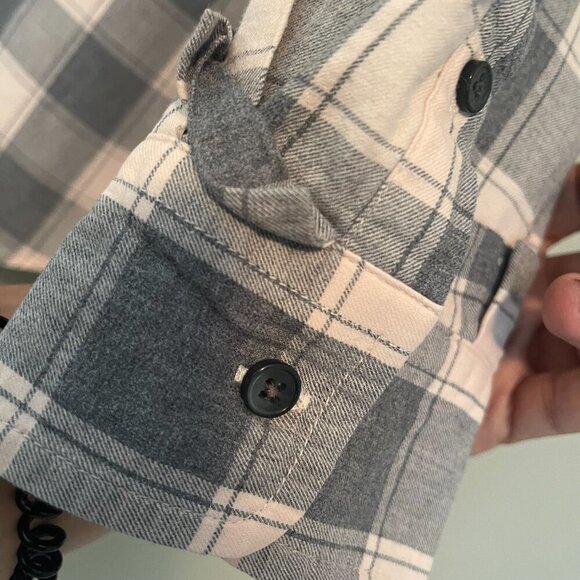 Flannel Shirt, Womens, Banana Republic,  EUC, XL - Picture 6 of 9